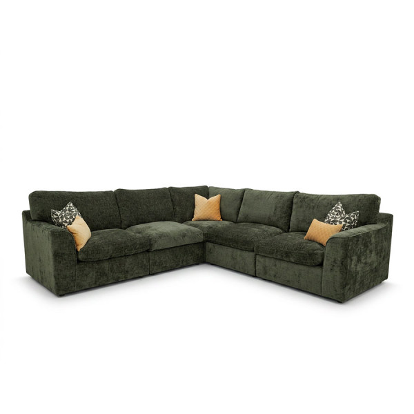 Ross Corner Sofa Green